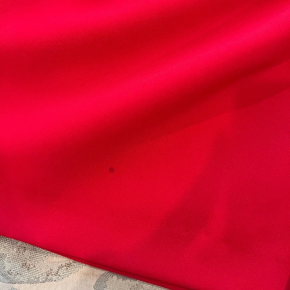 Red and Pink Strapless Mini Dress | Cocktail Dress | Strapless Fun Dress - Picture 10 of 10